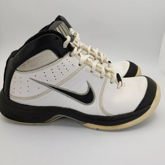 Nike Mens The Overplay VI 443456-104 White Basketball Shoes Lace Up Size US 7 - Picture 7 of 9